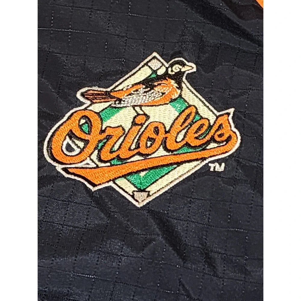 ⚾️ Vintage Baltimore Orioles Jacket Size M GENUINE MLB MERCHANDISE LOGO 7 🔥